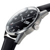 Montre LIP homme analogique, bracelet cuir noir - vue VD2