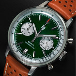 Montre LIP homme analogique, bracelet cuir marron - vue D1