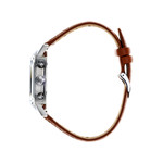 Montre LIP homme analogique, bracelet cuir marron - vue 2