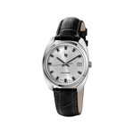 Montre LIP homme analogique, bracelet cuir noir - vue 1