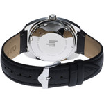 Montre LIP homme analogique, bracelet cuir noir - vue 3