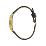 Montre LIP homme analogique, bracelet cuir marron - vue 2