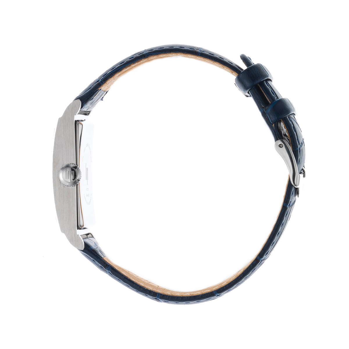 Montre LIP homme analogique, bracelet cuir bleu - vue 2