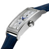 Montre LIP homme analogique, bracelet cuir bleu - vue VD2