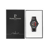 Montre PIERRE LANNIER paddock homme automatique, bracelet cuir noir - vue VD1