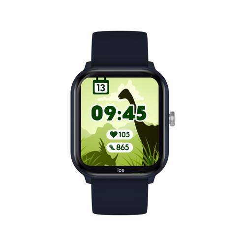 Montre ICE WATCH ice smart homme digital, bracelet plastique bleu