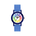 Montre ICE WATCH ice learning homme analogique, bracelet nylon bleu - vue 1