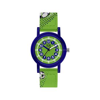 ICE WATCH ice learning herenhorloge, analoog, met groene nylon band