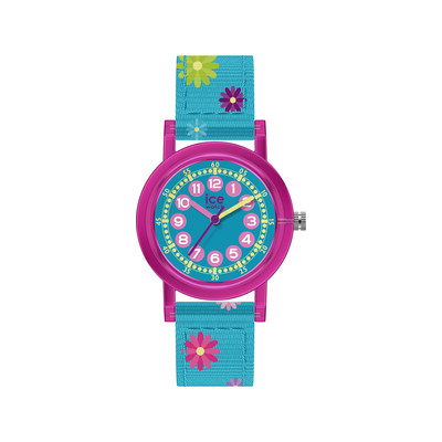 Montre ICE WATCH ice learning homme analogique, bracelet nylon bleu - vue 1