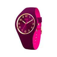 Montre ICE WATCH ice duo chic homme analogique, bracelet plastique rouge