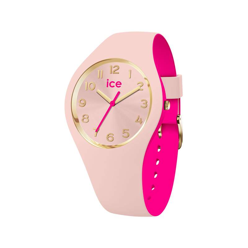 Montre ICE WATCH ice duo chic homme analogique, bracelet plastique rose - vue 1