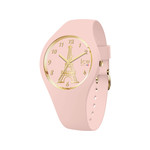 Montre ICE WATCH ice cocorico homme analogique, bracelet plastique rose - vue 1