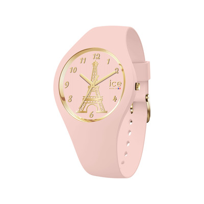 Montre ICE WATCH ice cocorico homme analogique, bracelet plastique rose - vue 1