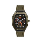 Montre ICE WATCH ice boliday - khaki black homme analogique, bracelet silicone vert - vue 1