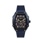 Montre ICE WATCH ice boliday - gold blue skel homme analogique, bracelet silicone bleu - vue 1