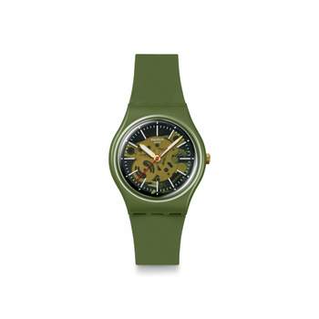 Montre SWATCH essentials homme bracelet matériau biosourcé vert
