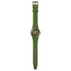 Montre SWATCH essentials homme bracelet matériau biosourcé vert - vue VD1