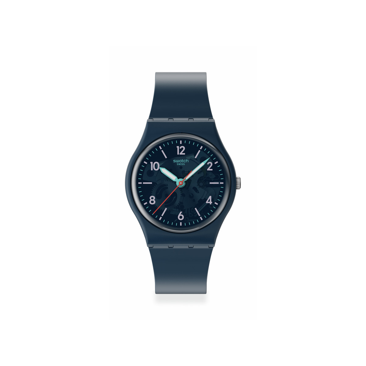 Montre SWATCH essentials homme bracelet matériau biosourcé bleu