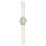 Montre SWATCH break free homme bracelet silicone transparent - vue D1