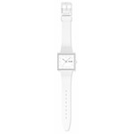 Montre SWATCH essentials homme bracelet silicone blanc - vue D1