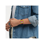 Montre SWATCH break free homme bracelet matériau biosourcé noir - vue porté 5