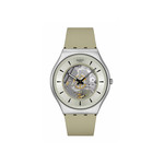 Montre SWATCH holiday collection homme bracelet silicone beige - vue 1