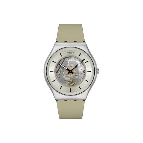 Montre SWATCH holiday collection homme bracelet silicone beige