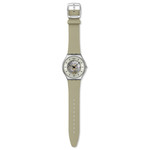 Montre SWATCH holiday collection homme bracelet silicone beige - vue D1