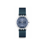 Montre SWATCH essentials homme bracelet acier inoxydable bleu - vue 1