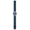 Montre SWATCH essentials homme bracelet acier inoxydable bleu - vue VD1