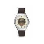 Montre SWATCH holiday collection homme bracelet silicone brun - vue 1