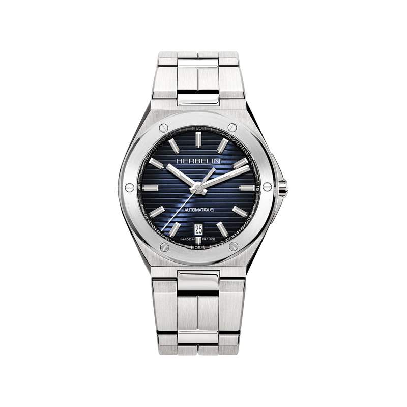 Montre MICHEL HERBELIN cap camarat homme bracelet acier - vue 1