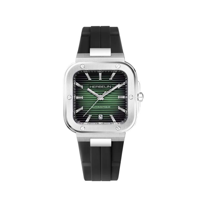 Montre MICHEL HERBELIN cap camarat homme bracelet caoutchouc - vue 1