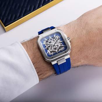 Montre MICHEL HERBELIN cap camarat homme bracelet caoutchouc