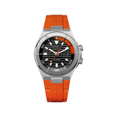 Montre MICHEL HERBELIN cap camarat homme bracelet caoutchouc - vue 1