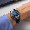 Montre MICHEL HERBELIN newport homme bracelet bleu - vue Vporté 1