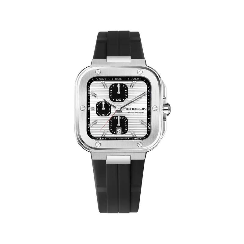 Montre MICHEL HERBELIN cap camarat homme bracelet caoutchouc - vue 1