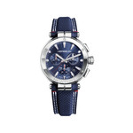 Montre MICHEL HERBELIN newport homme bracelet bleu - vue 1