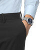 Montre TISSOT T-CLASSIC BALLADE homme cadran bleu bracelet acier inoxydable - vue Vporté 1