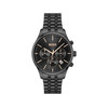 Montre BOSS Avery homme noir bracelet acier noir - vue V1