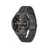 Montre BOSS Avery homme noir bracelet acier noir - vue V2