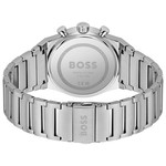 Montre BOSS Candor Chrono homme cadran bleu bracelet acier - vue 3
