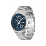 Montre BOSS Grand Prix 44 homme cadran bleu bracelet acier - vue 2