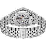 Montre BOSS Principle Skeleton homme cadran vert bracelet acier - vue 3