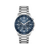 Montre BOSS Strike homme cadran bleu bracelet acier - vue V1