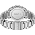 BOSS Strike men's watch with blue dial and steel bracelet - view 3