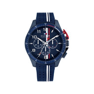 Montre TOMMY HILFIGER Bank bleu homme bracelet silicone