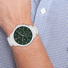 Montre TOMMY HILFIGER Henry homme cadran vert bracelet acier - vue Vporté 1