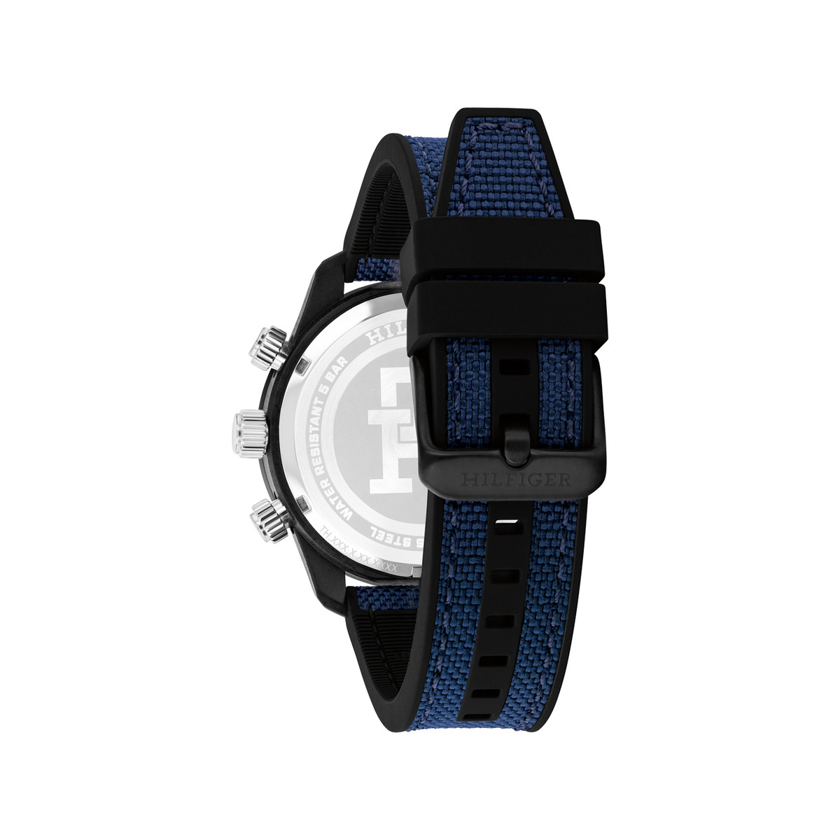 Montre TOMMY HILFIGER Th85 Carbon Bleu homme Bracelet Silicone - vue 3