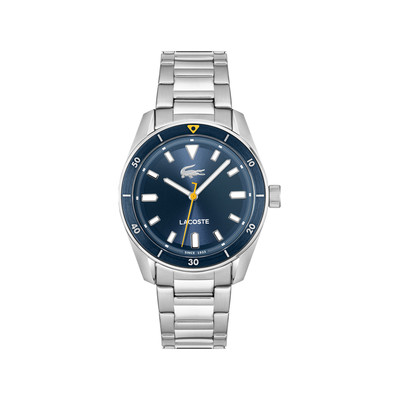 Montre LACOSTE boston homme cadran bleu bracelet acier